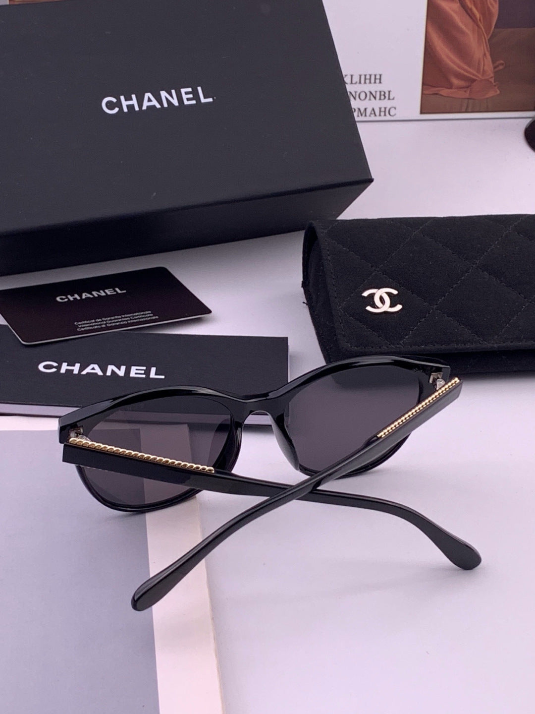 Chanel CH7821 Polarized Round Brown Lens Sunglasses for Men & Women - 449046 - detail image 6