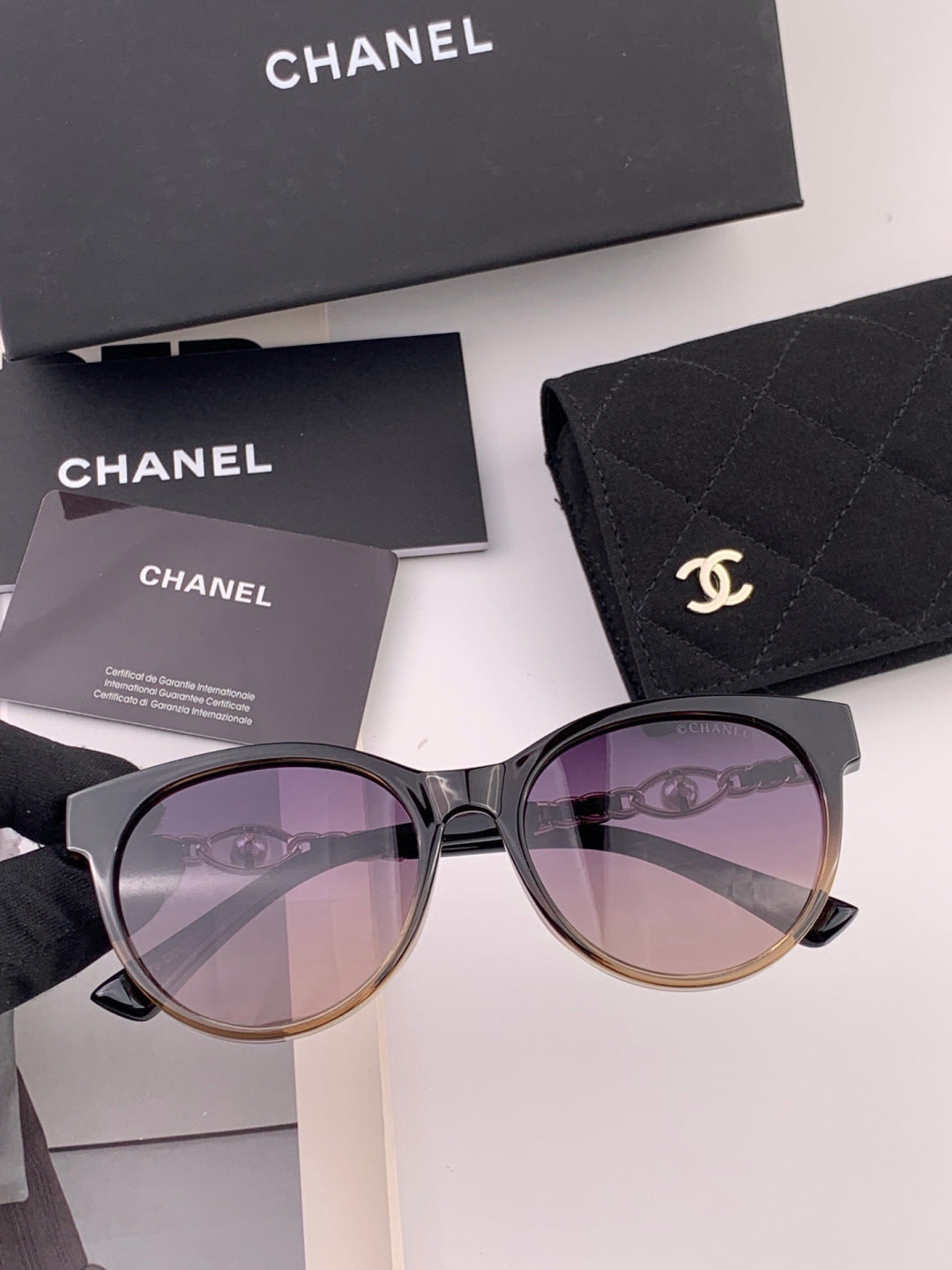 Chanel CH9787 Polarized Oversized Gray Lens Sunglasses for Men & Wome - 449047