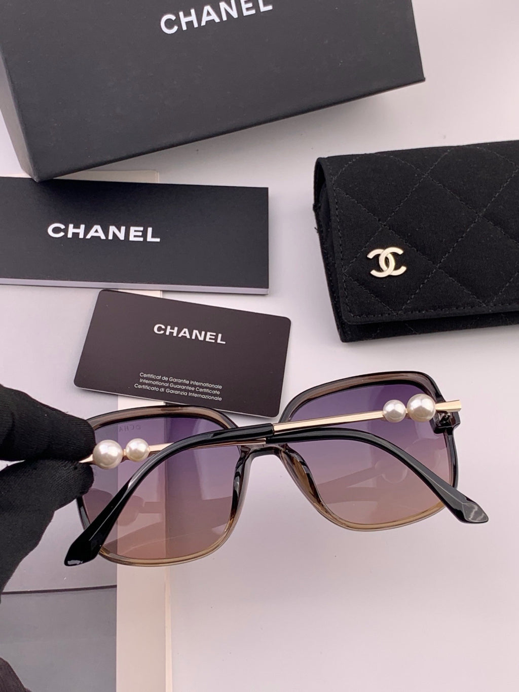 Chanel CH5786 Polarized Oversized Gray Lens Sunglasses for Men & Wome - 449048 - detail image 7