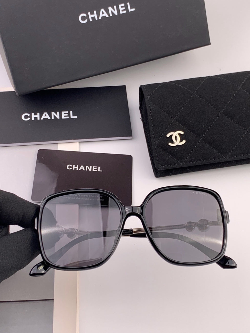 Chanel CH5786 Polarized Oversized Gray Lens Sunglasses for Men & Wome - 449048 - detail image 2