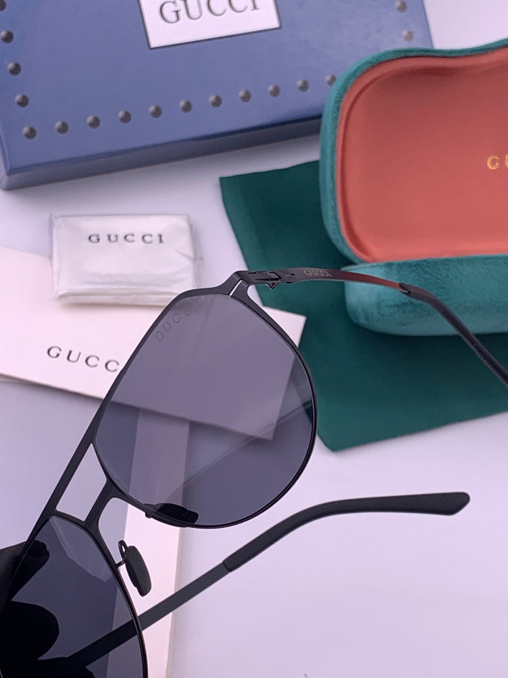 Gucci G2731 Polarized Fashion Gold Lens Sunglasses for Men & Women - 448716 - detail image 3