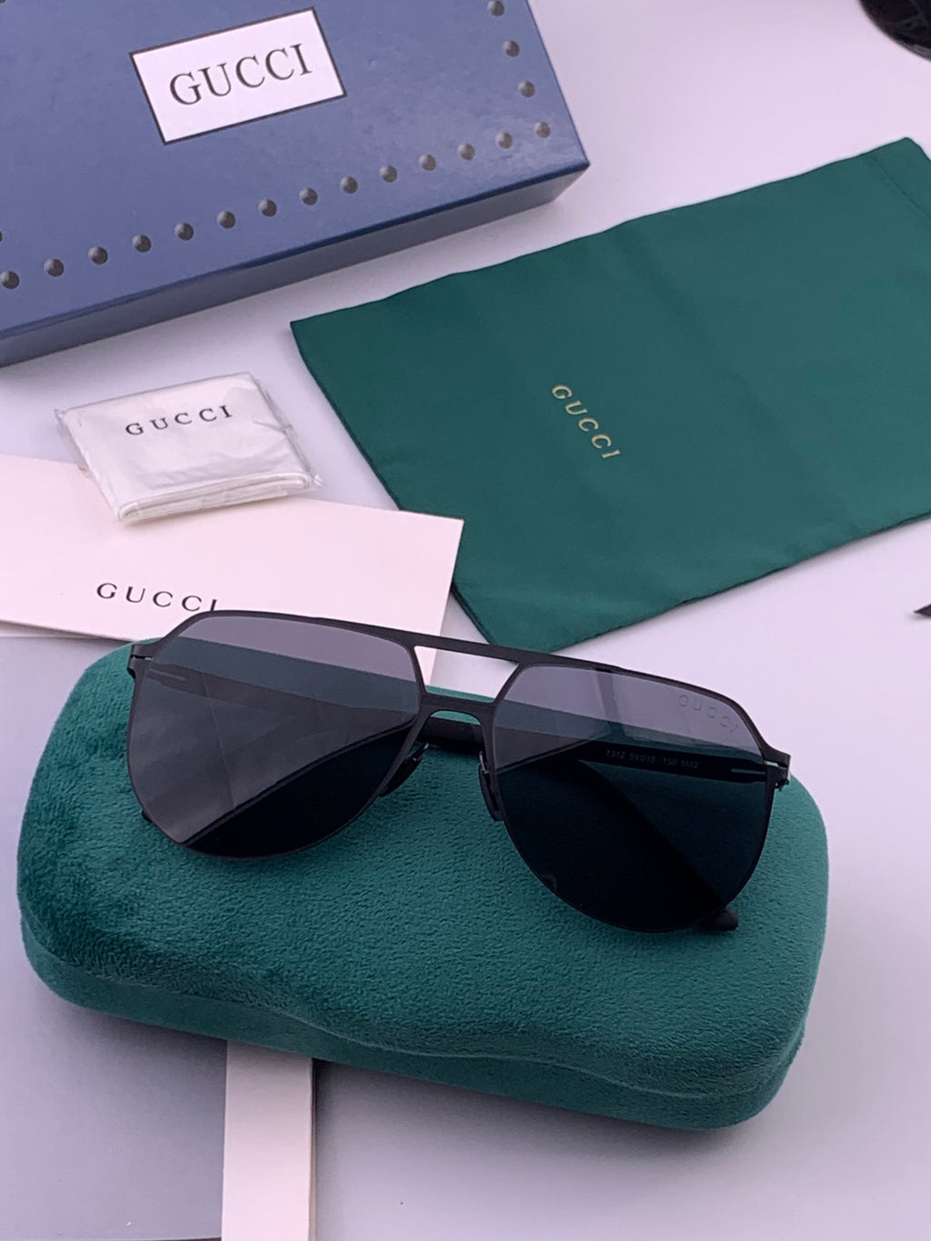 Gucci G2731 Polarized Fashion Gold Lens Sunglasses for Men & Women - 448716 - detail image 6