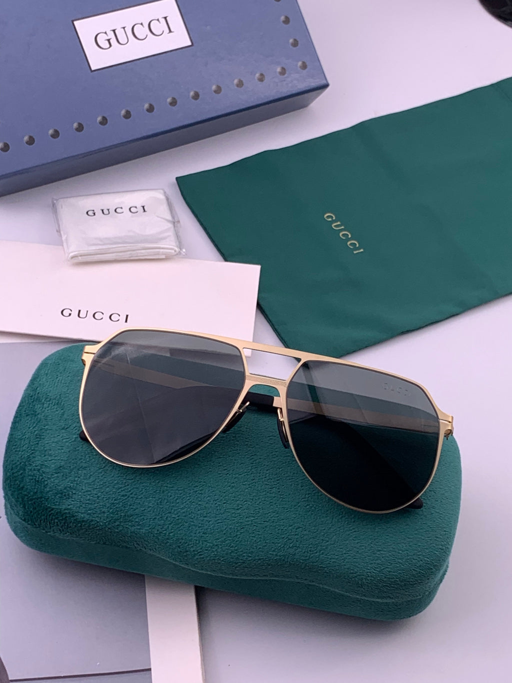 Gucci G2731 Polarized Fashion Black Lens Sunglasses for Men & Women - 448863 - detail image 6