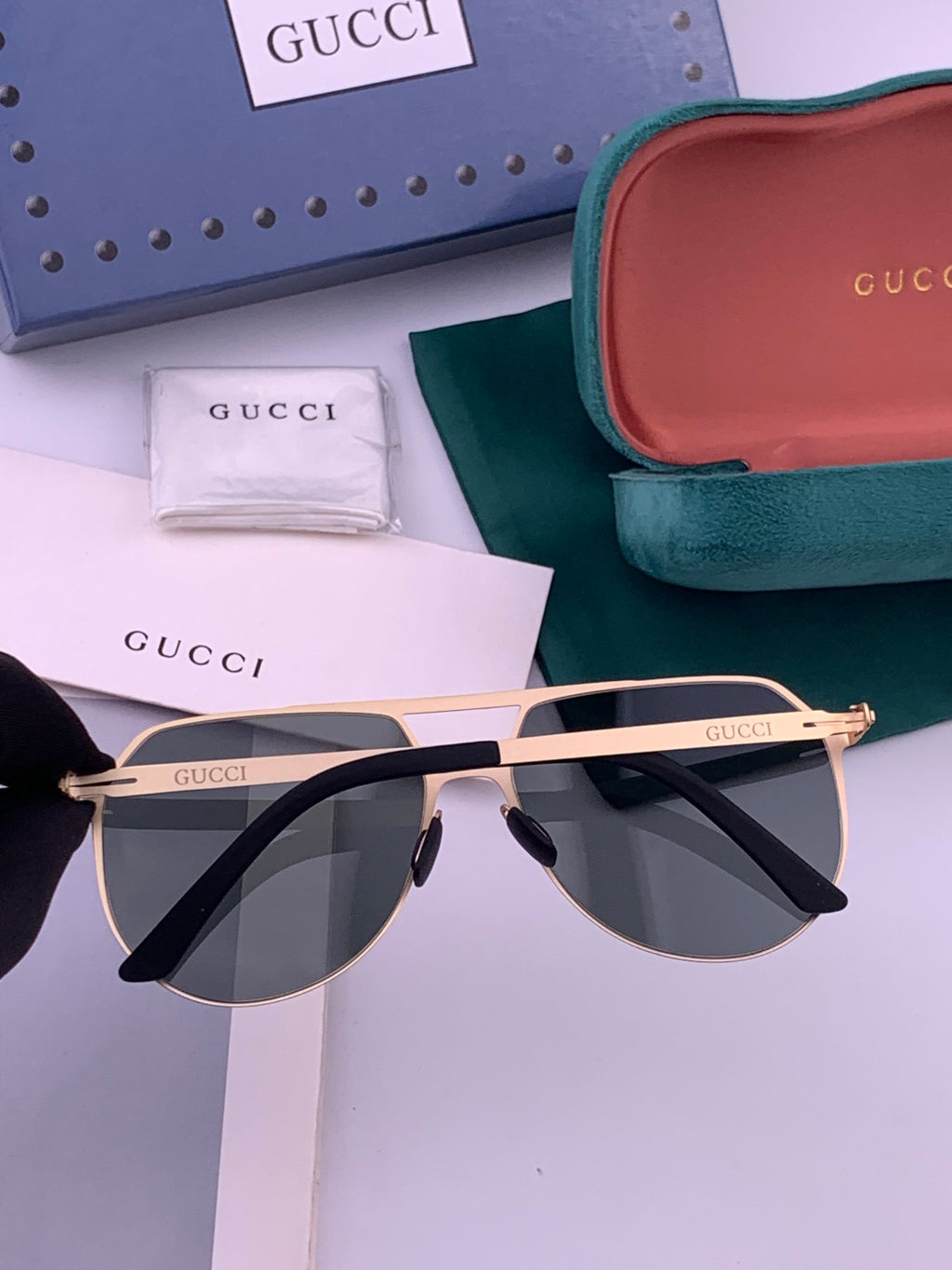 Gucci G2731 Polarized Fashion Black Lens Sunglasses for Men & Women - 448863 - detail image 5