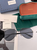 Gucci G1502 Polarized Fashion Gold Lens Sunglasses for Men & Women