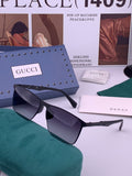 Gucci G197 Polarized Aviator Gold Lens Sunglasses for Men