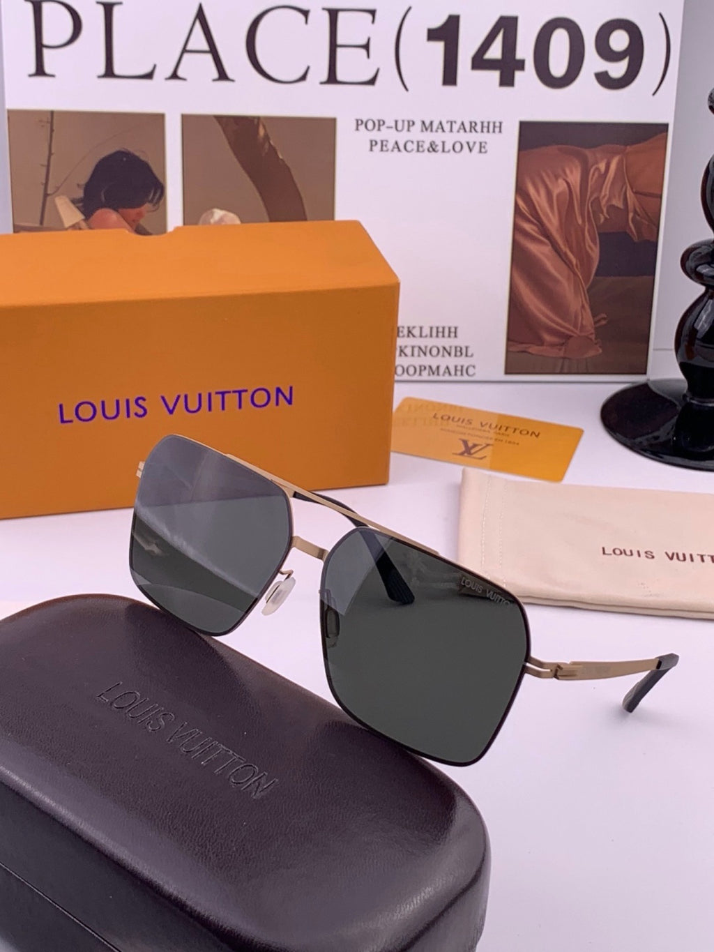 Gucci G2514 Fashion Black Lens Sunglasses for Men & Women - detail image 6
