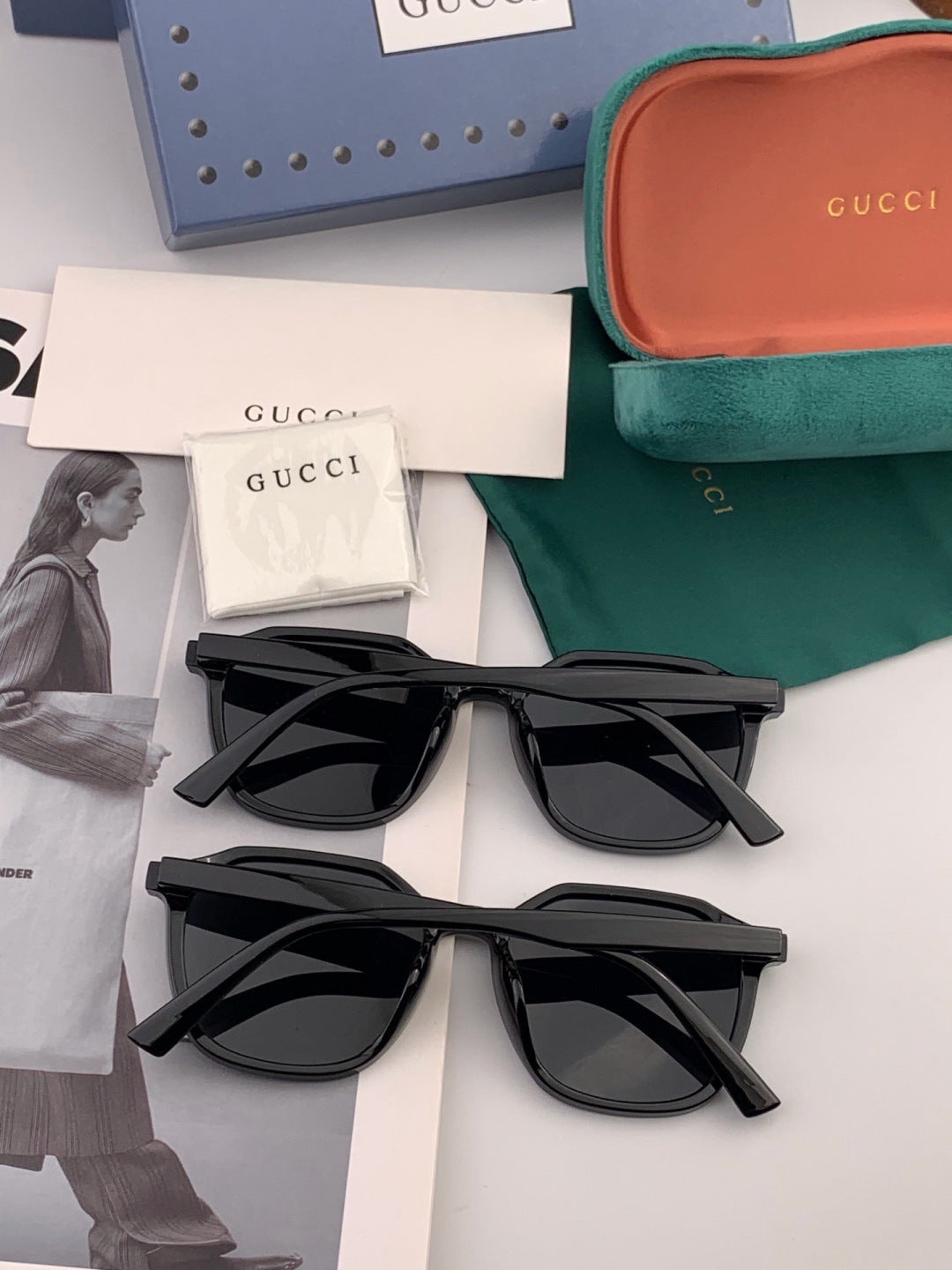 Gucci G6358 Fashion Gold Lens Sunglasses for Men & Women - detail image 5