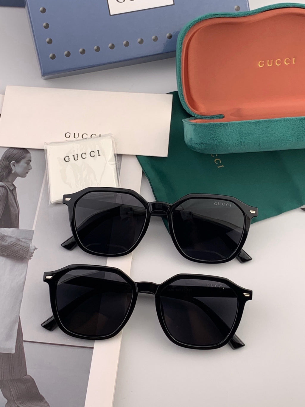 Gucci G6358 Fashion Gold Lens Sunglasses for Men & Women - detail image 6