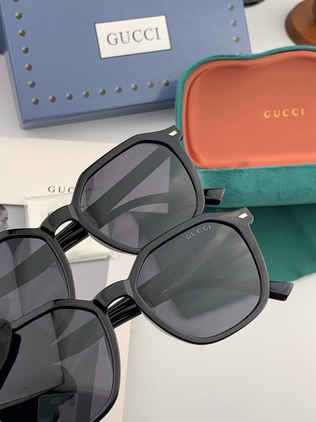 Gucci G6358 Fashion Gold Lens Sunglasses for Men & Women - detail image 4