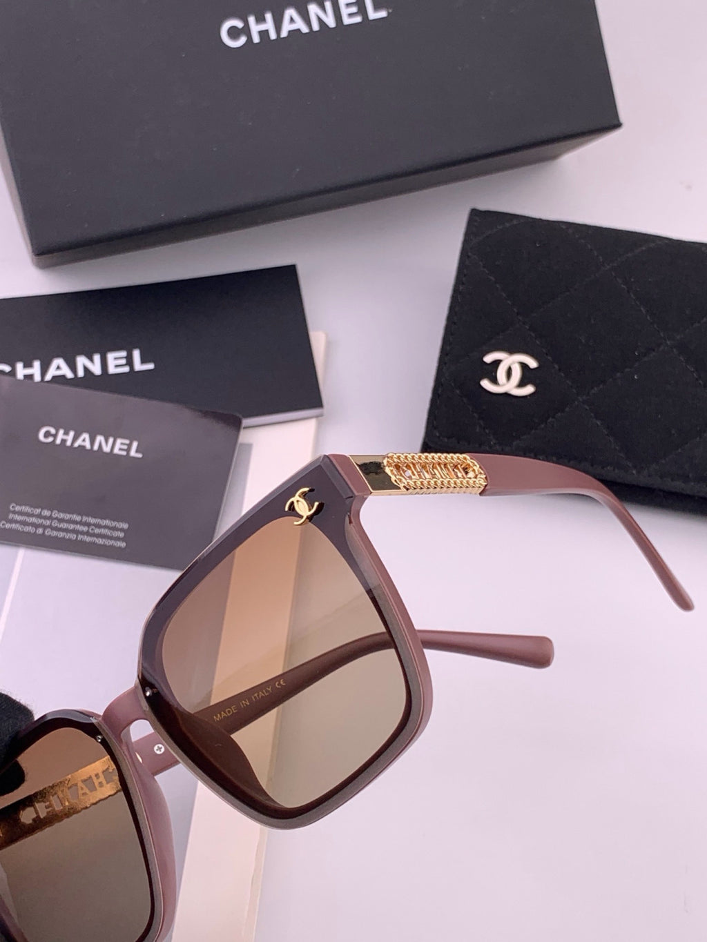 Chanel CH07003 Fashion Red Lens Sunglasses for Men & Women - 449027 - detail image 3
