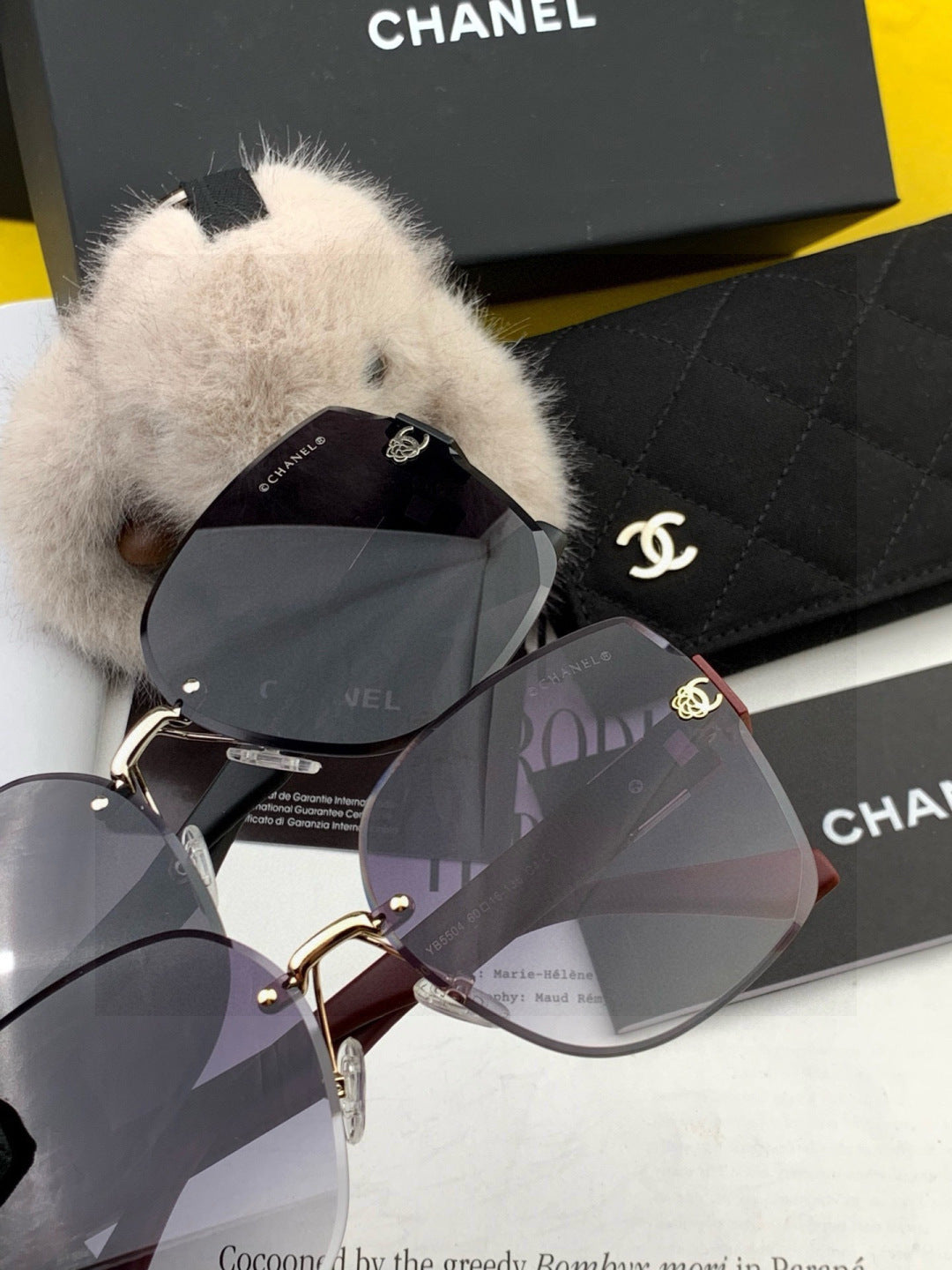 Chanel CH4550 Fashion Brown Lens Sunglasses for Men & Women - detail image 5