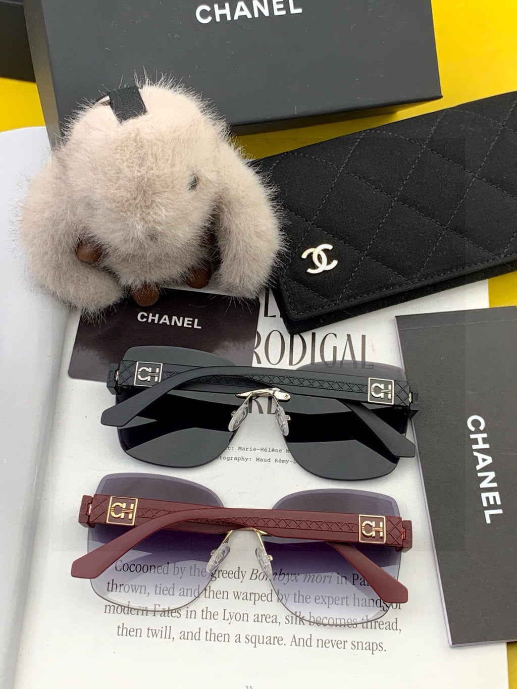 Chanel CH4550 Fashion Brown Lens Sunglasses for Men & Women - detail image 6