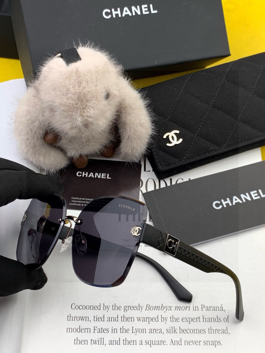 Chanel CH4550 Fashion Brown Lens Sunglasses for Men & Women - detail image 3