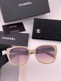 Chanel CH47004 Oversized Purple Lens Sunglasses for Men & Women - 449032
