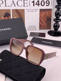Chanel CH87004 Oversized Red Lens Sunglasses for Men & Women - 449033