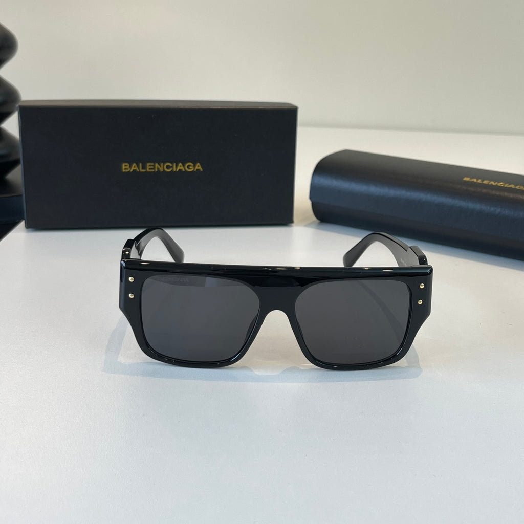 Balenciaga Rectangular Black Lens Sunglasses for Men & Women - 449655 - detail image 2