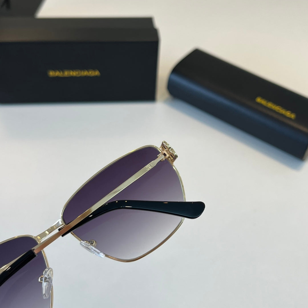 Balenciaga Rectangular Silver Lens Sunglasses for Men & Women - 449656 - detail image 6