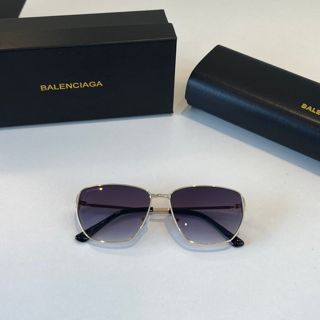 Balenciaga Rectangular Silver Lens Sunglasses for Men & Women - 449656 - detail image 9