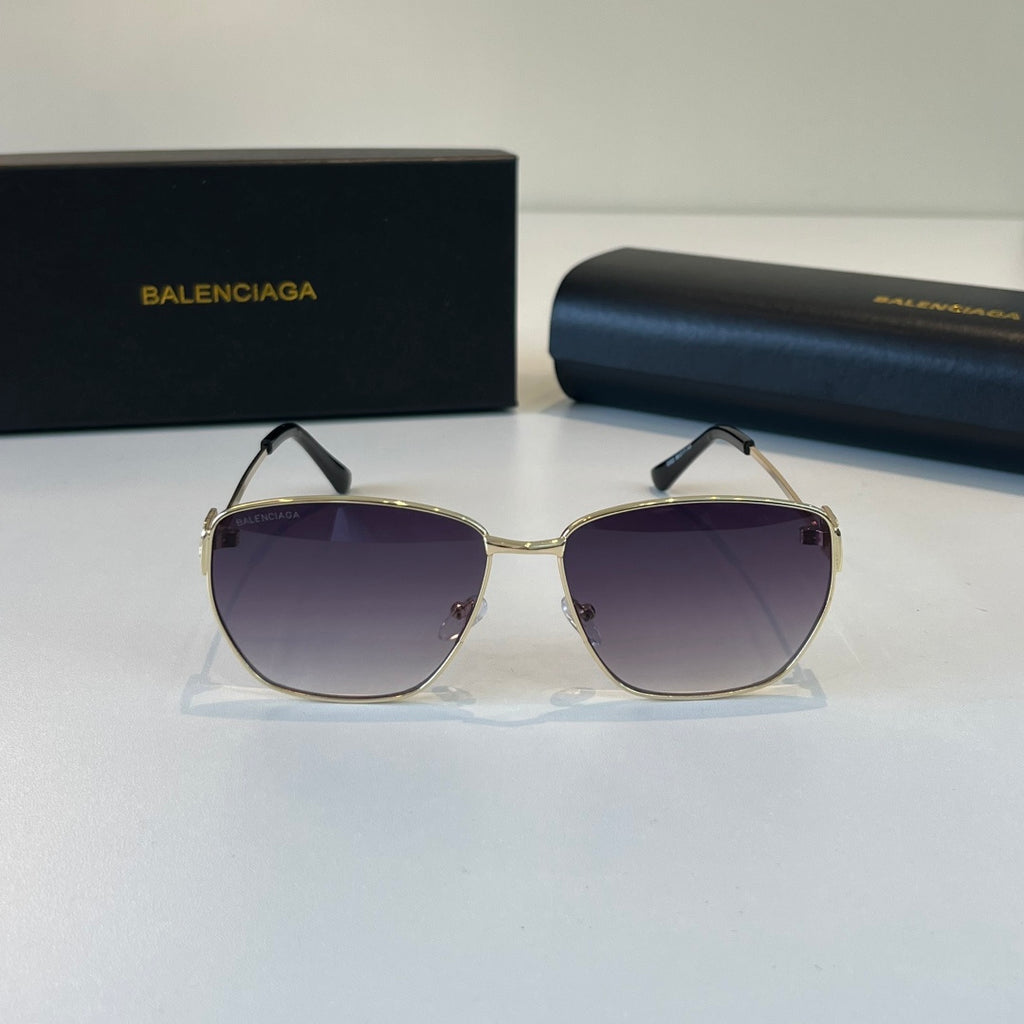 Balenciaga Rectangular Silver Lens Sunglasses for Men & Women - 449656 - detail image 2
