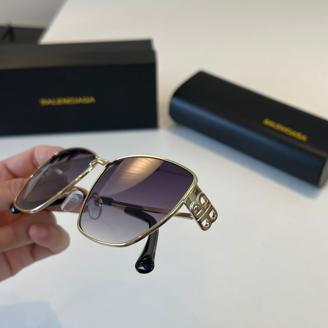 Balenciaga Rectangular Silver Lens Sunglasses for Men & Women - 449656 - detail image 7