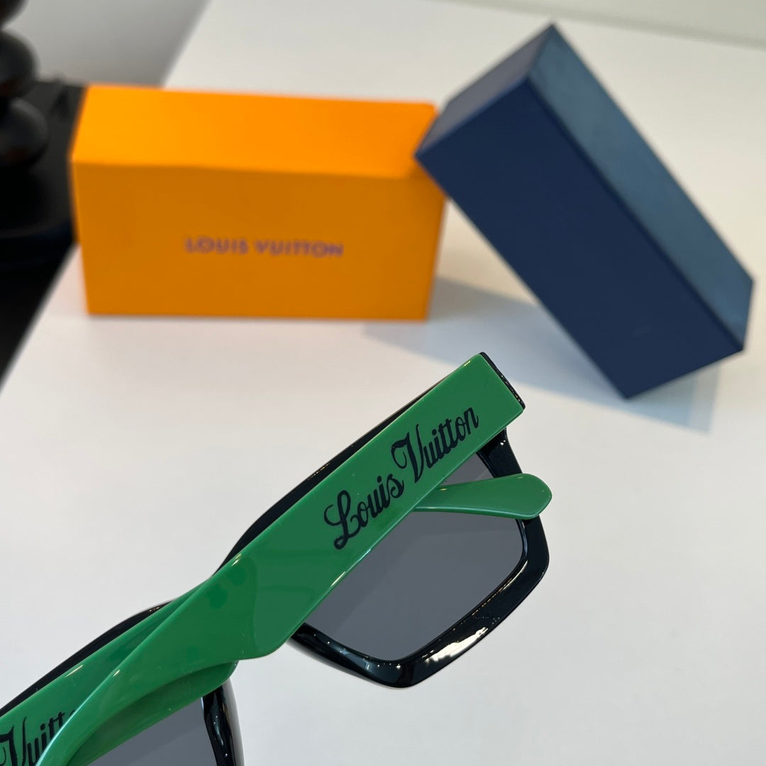 Louis Vuitton Metal Fashion Black Lens Sunglasses for Men & Women - 448551 - detail image 8