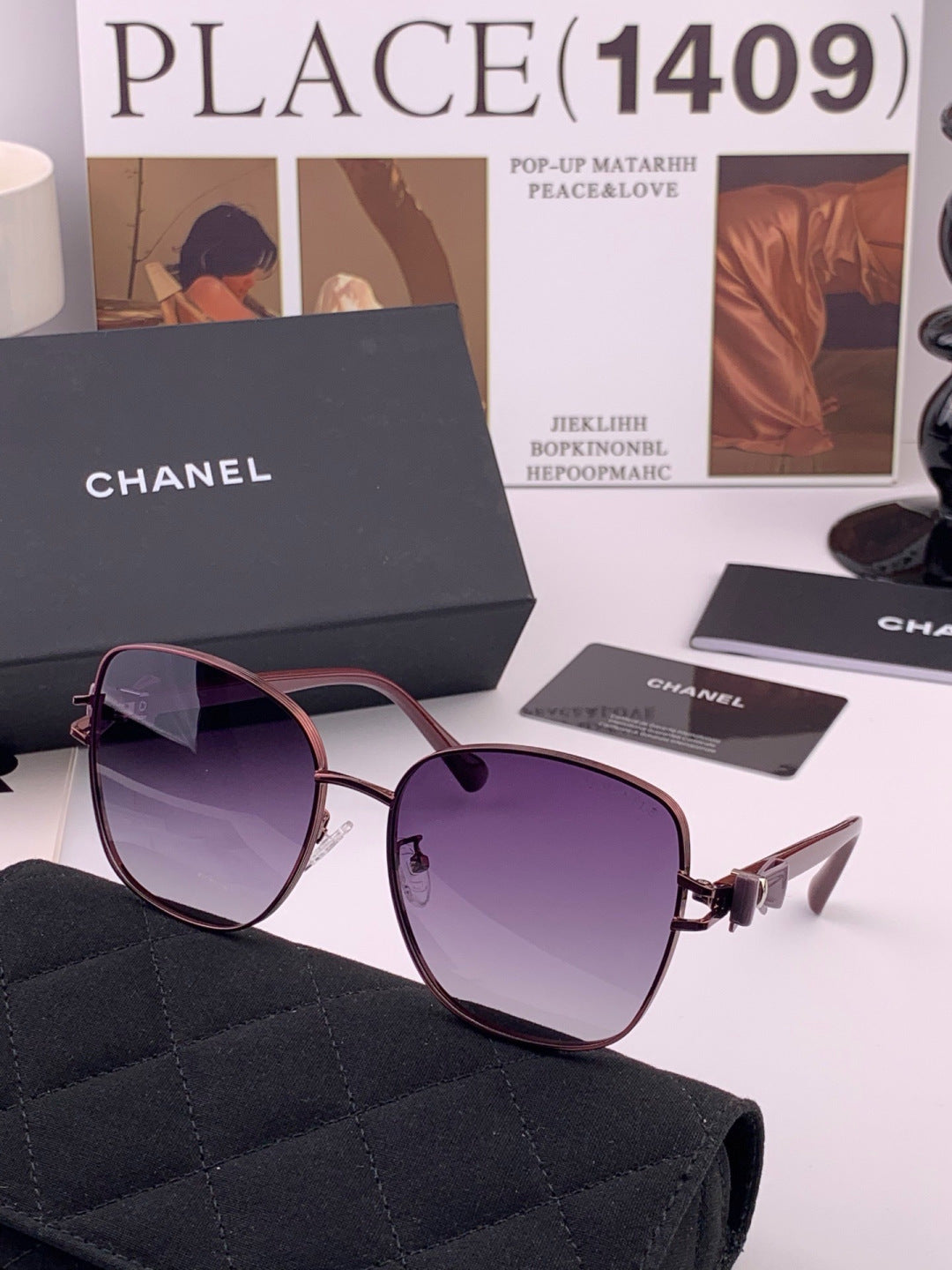 Chanel CH4759 Fashion Black Lens Sunglasses for Men & Women - 448971 - detail image 3