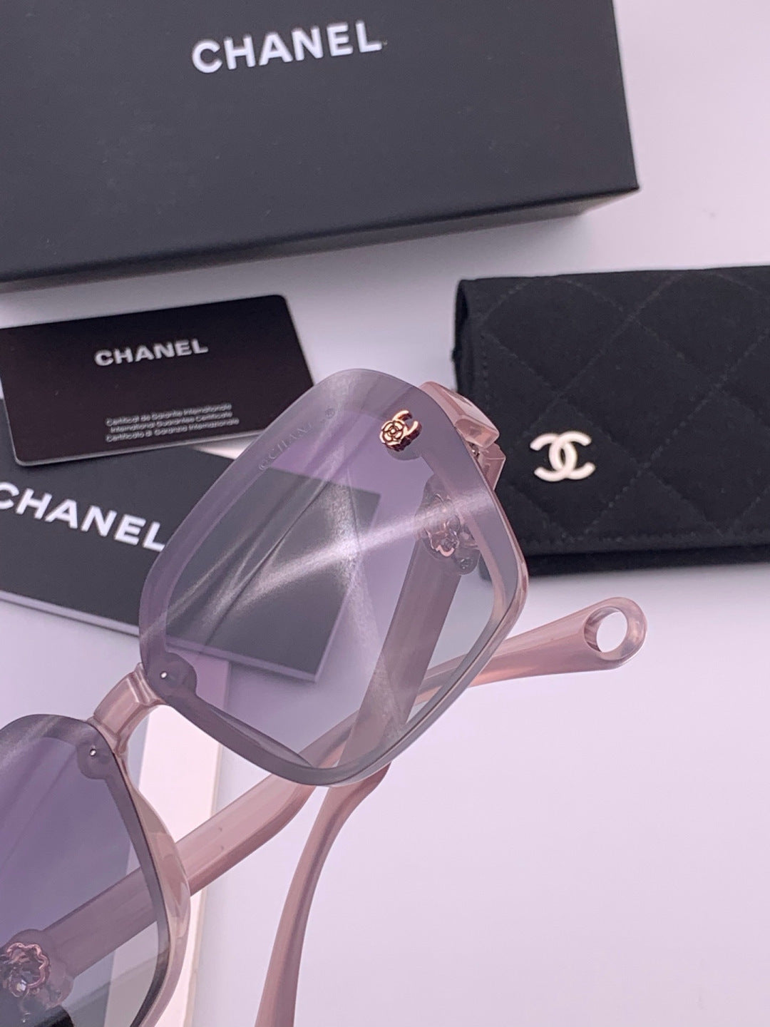 Chanel CH9788 Polarized Oversized Purple Lens Sunglasses for Men & Wo - 448979 - detail image 5