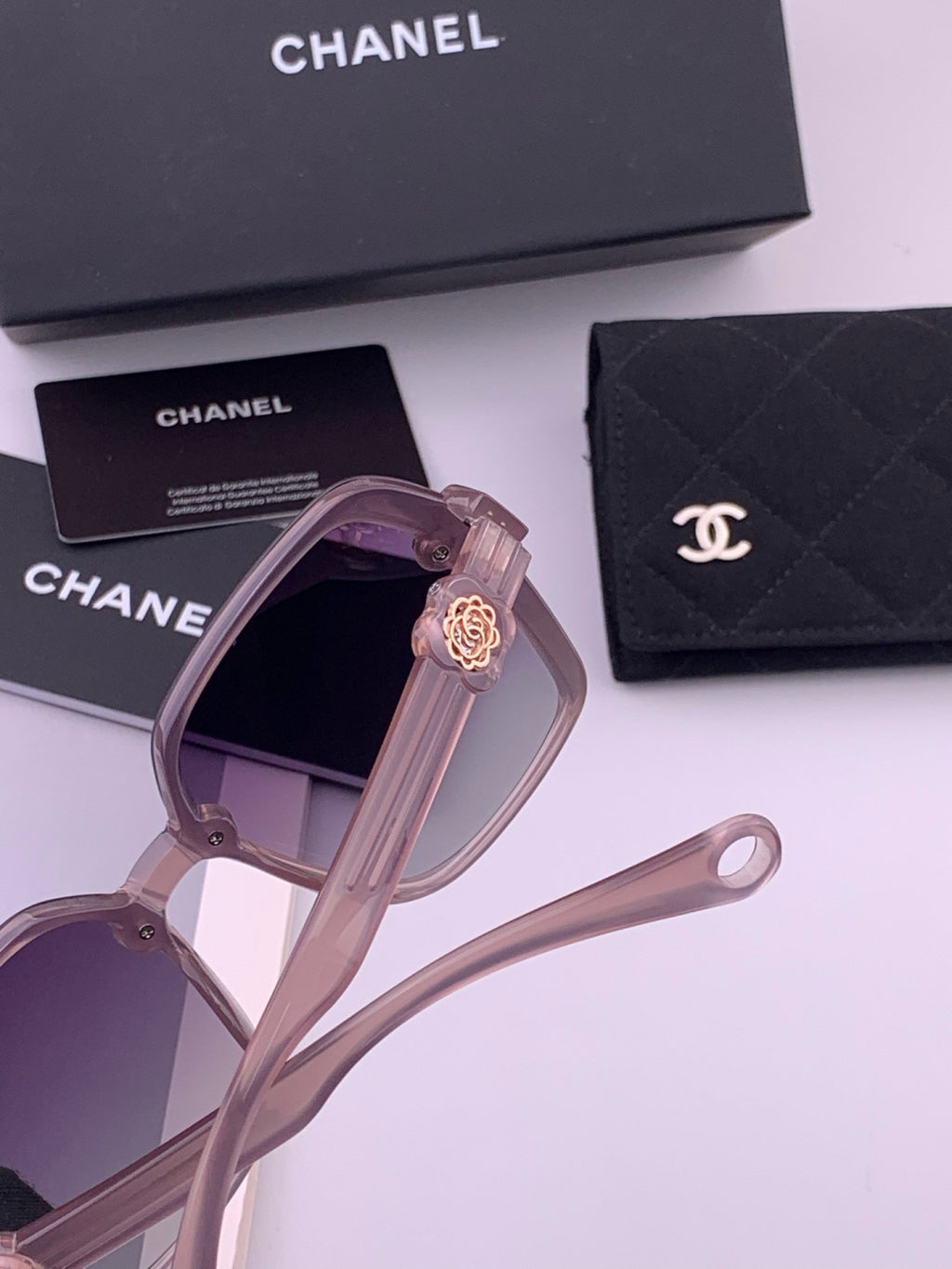 Chanel CH9788 Polarized Oversized Purple Lens Sunglasses for Men & Wo - 448979 - detail image 4
