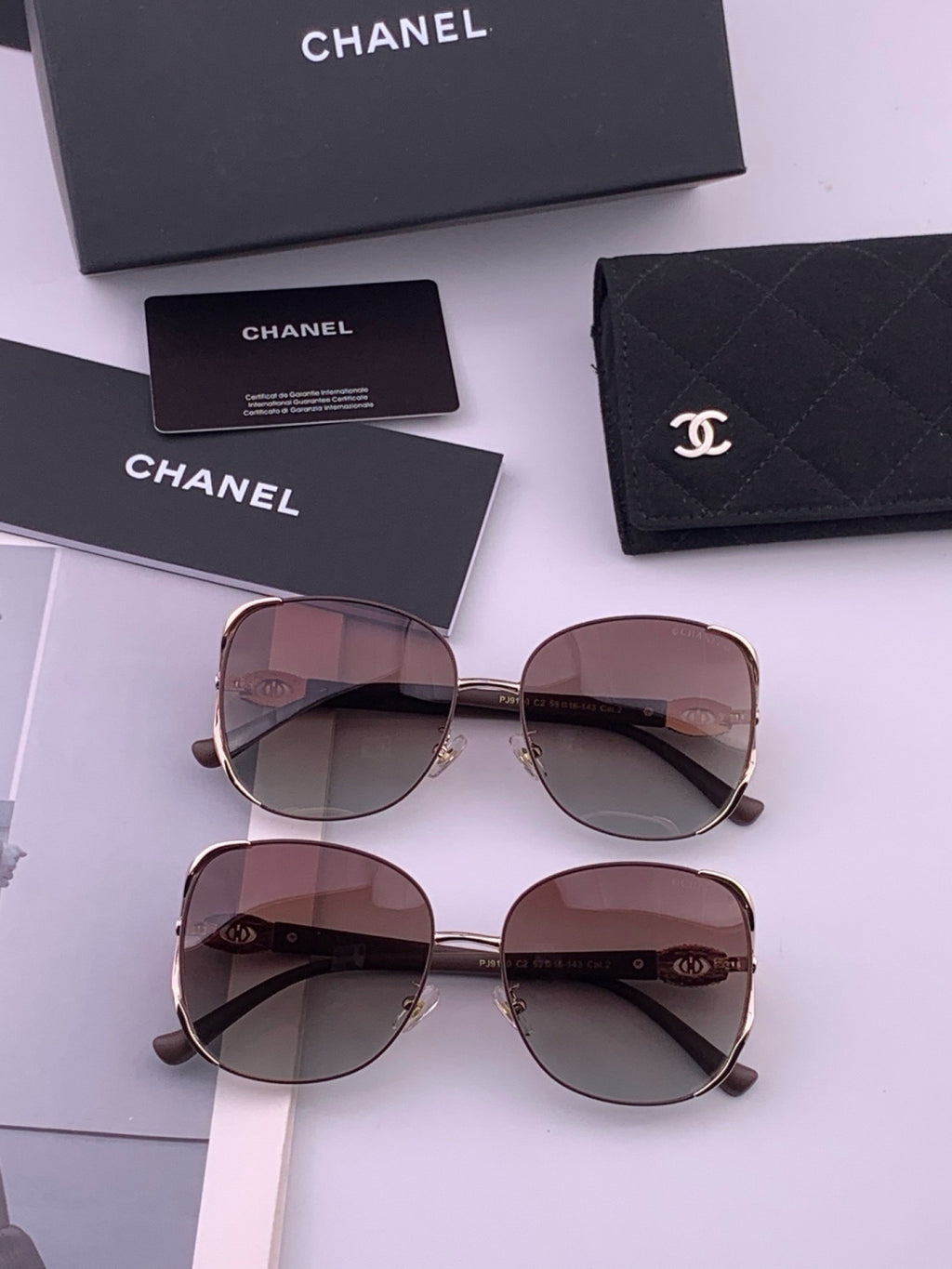 Chanel CH0915 Polarized Fashion Brown Lens Sunglasses for Men & Women - 448982 - detail image 6