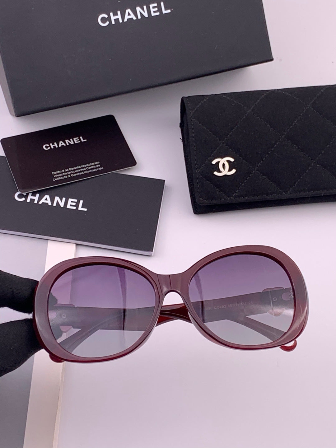 Chanel CH6788 Polarized Oversized Gold Lens Sunglasses for Men & Wome - 448983 - detail image 4