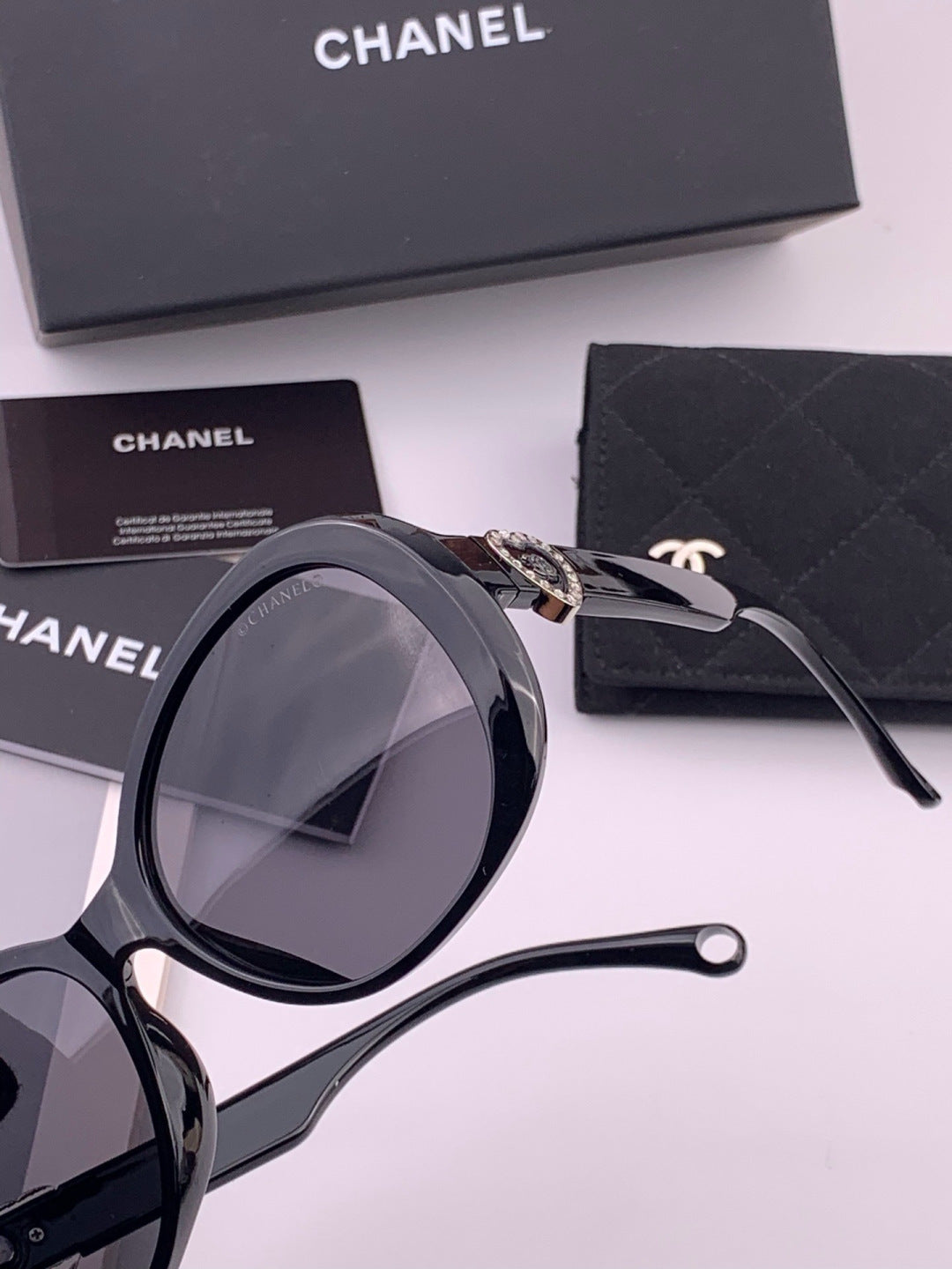 Chanel CH6788 Polarized Oversized Black Lens Sunglasses for Men & Wom - 448984 - detail image 2