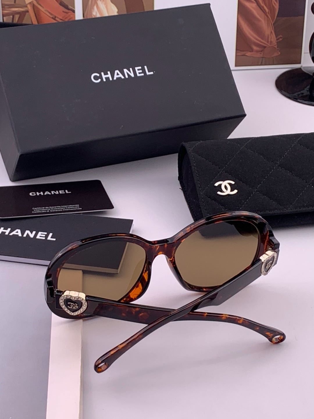 Chanel CH6788 Polarized Oversized Black Lens Sunglasses for Men & Wom - 448985 - detail image 5