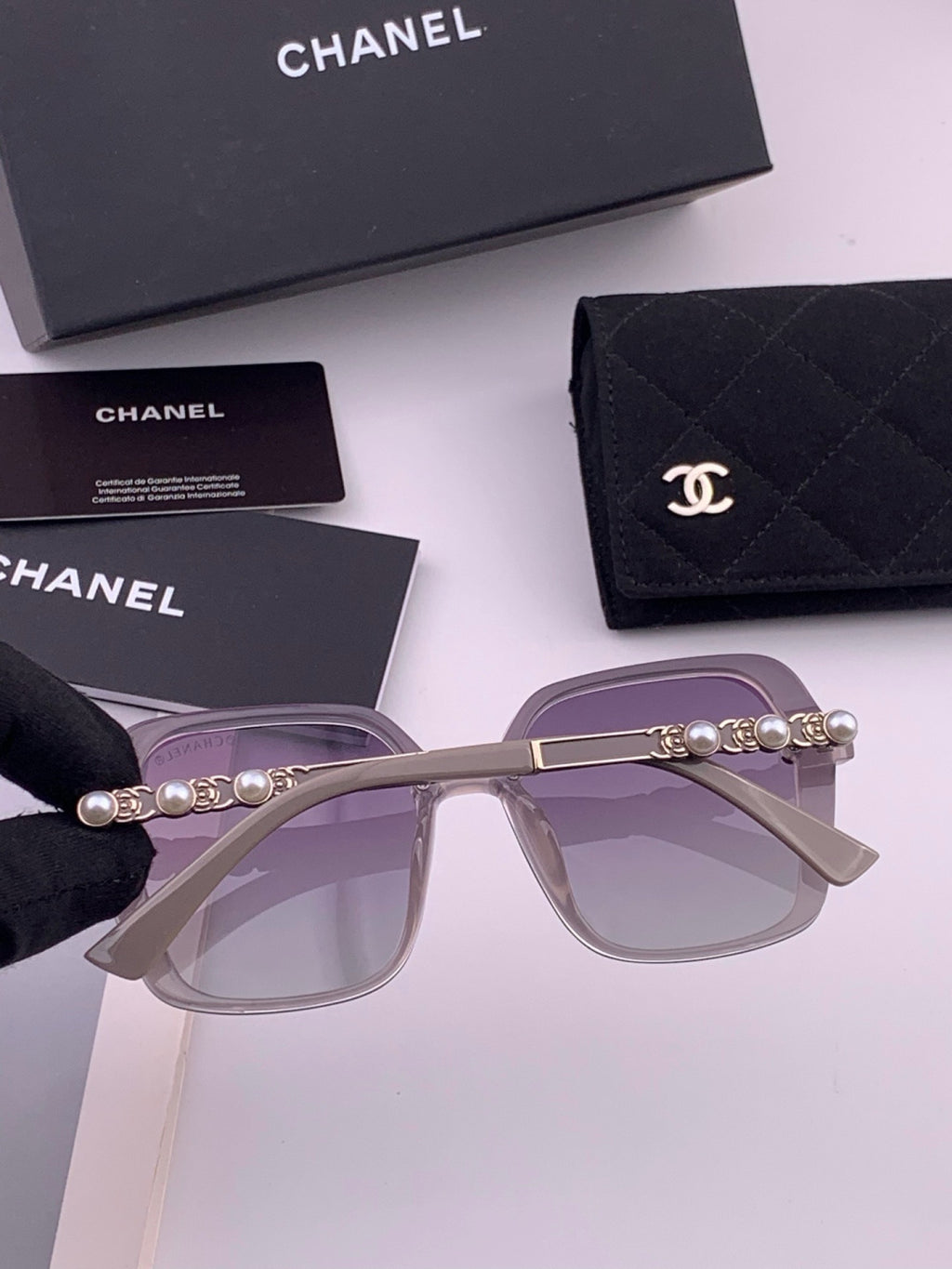 Chanel CH8788 Polarized Oversized Gray Lens Sunglasses for Men & Wome - 448961 - detail image 3