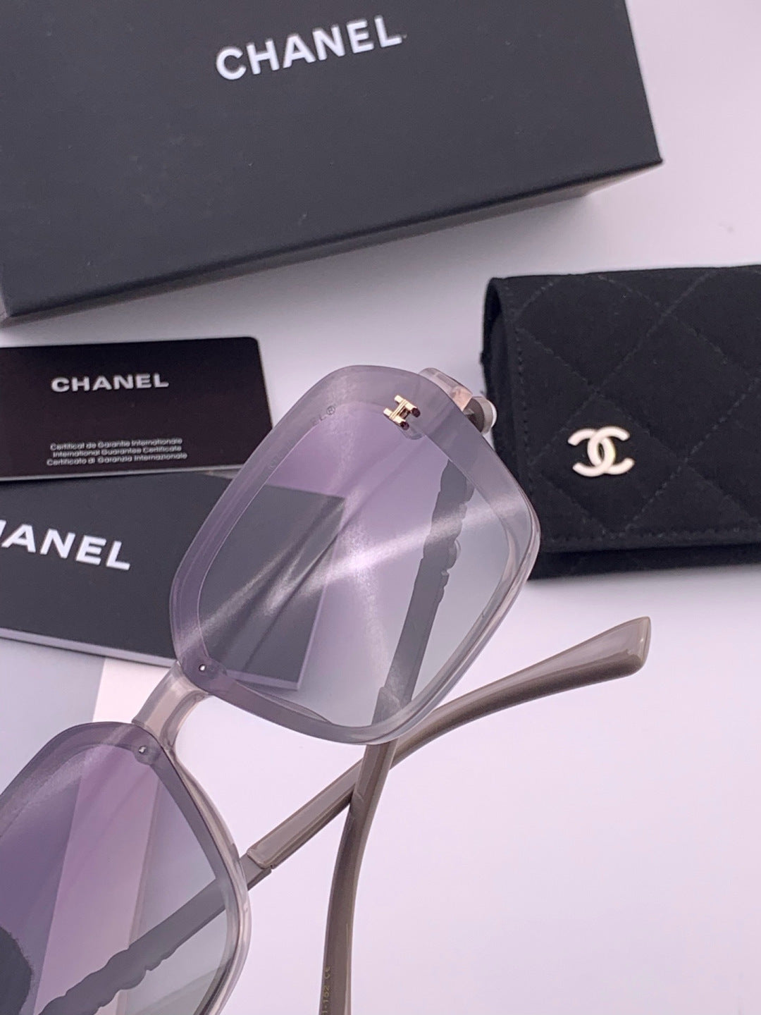 Chanel CH8788 Polarized Oversized Gray Lens Sunglasses for Men & Wome - 448961 - detail image 4