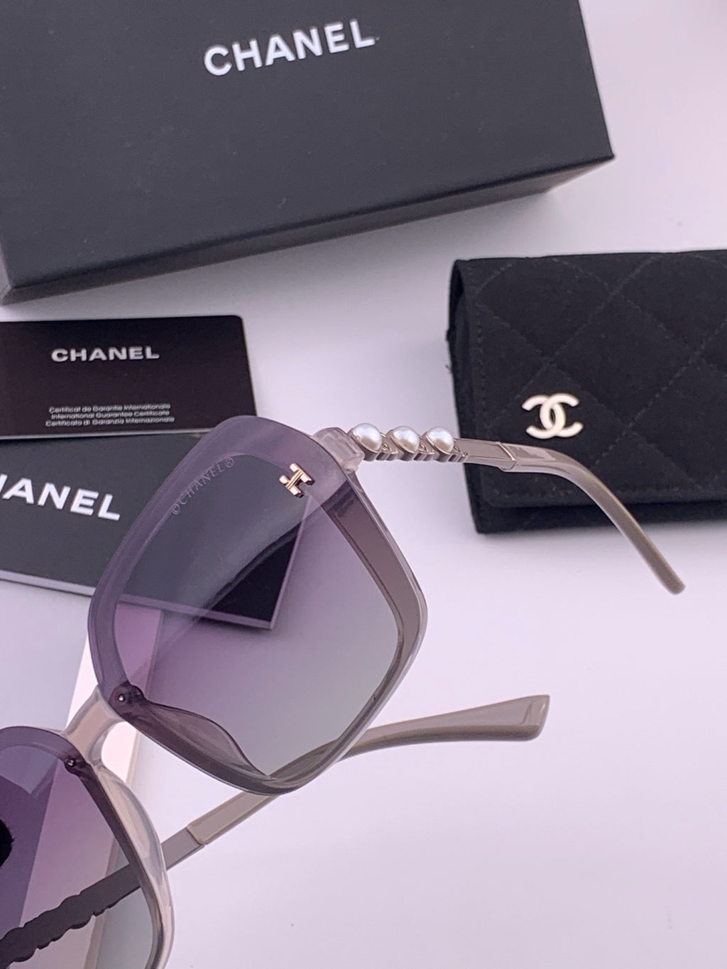 Chanel CH8788 Polarized Oversized Gray Lens Sunglasses for Men & Wome - 448961 - detail image 2