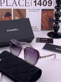 Chanel CH8788 Polarized Oversized Gray Lens Sunglasses for Men & Wome - 448961