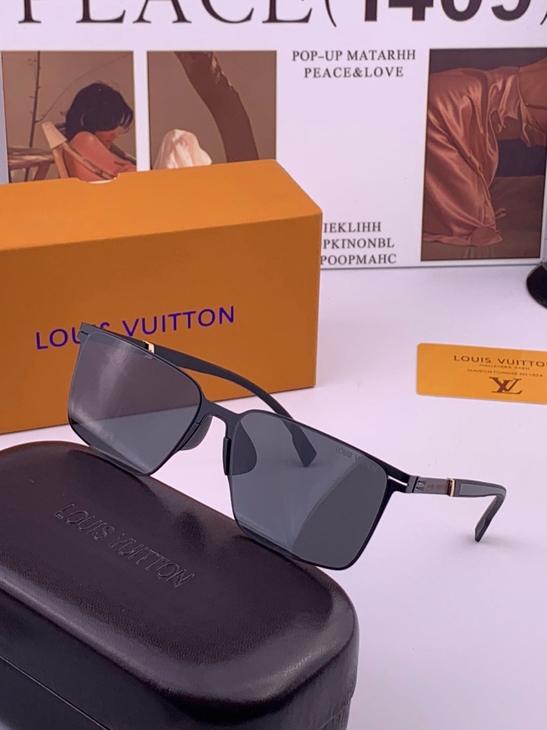 Louis Vuitton L316 Fashion Gold Lens Sunglasses for Men & Women - 448569 - detail image 2