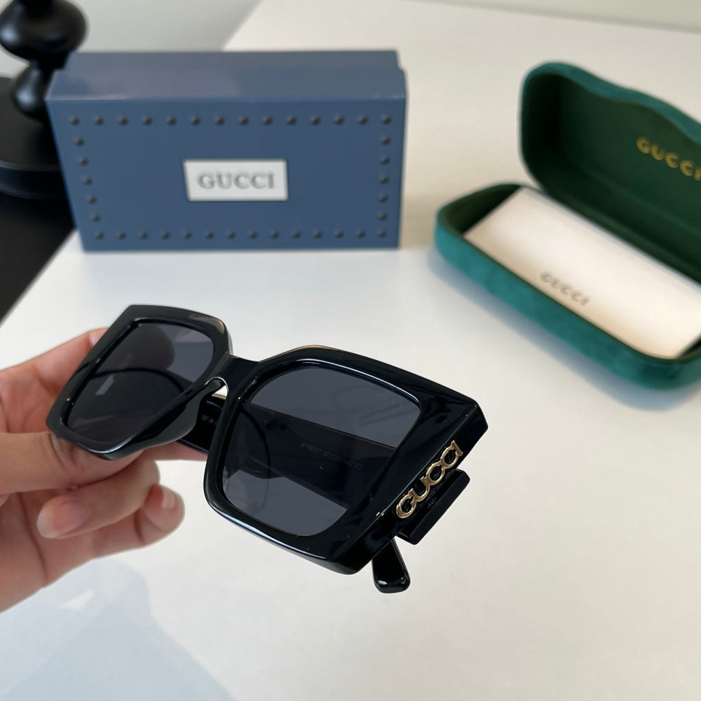 Gucci Fashion Black Lens Sunglasses for Men & Women - 486447 - detail image 5