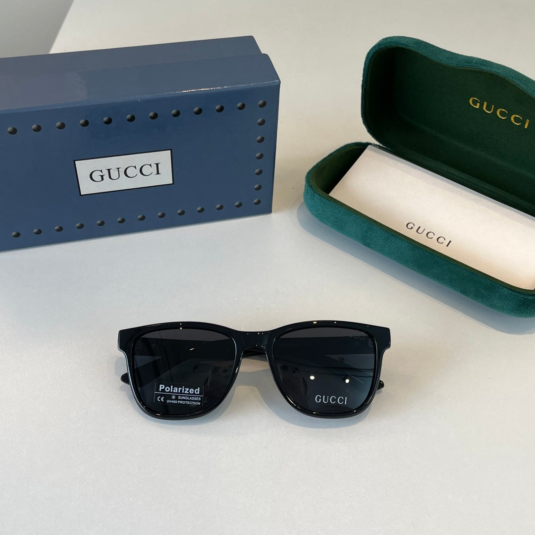 Gucci Oversized Black Lens Sunglasses for Men - 486450 - detail image 4