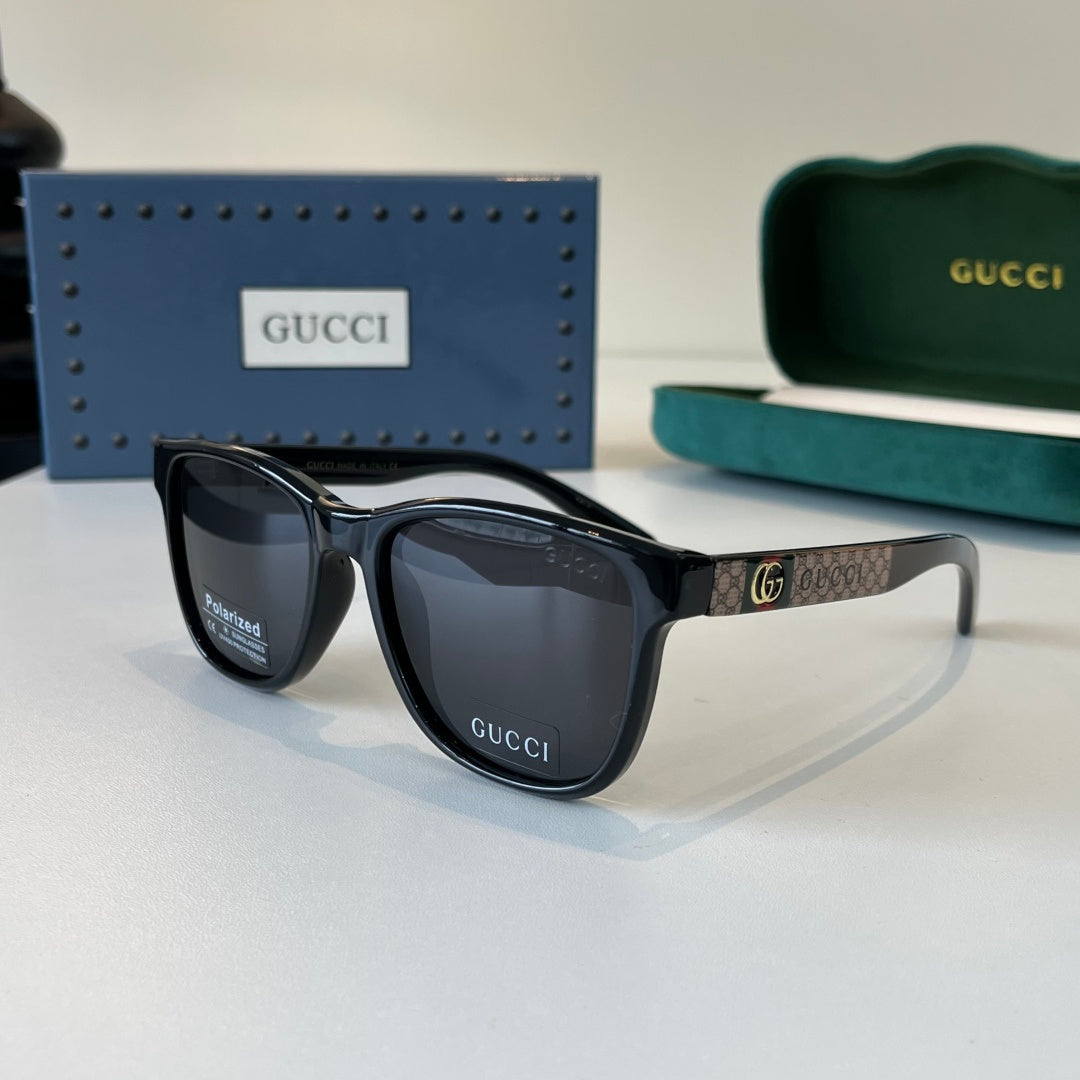 Gucci Oversized Black Lens Sunglasses for Men - 486450 - detail image 3