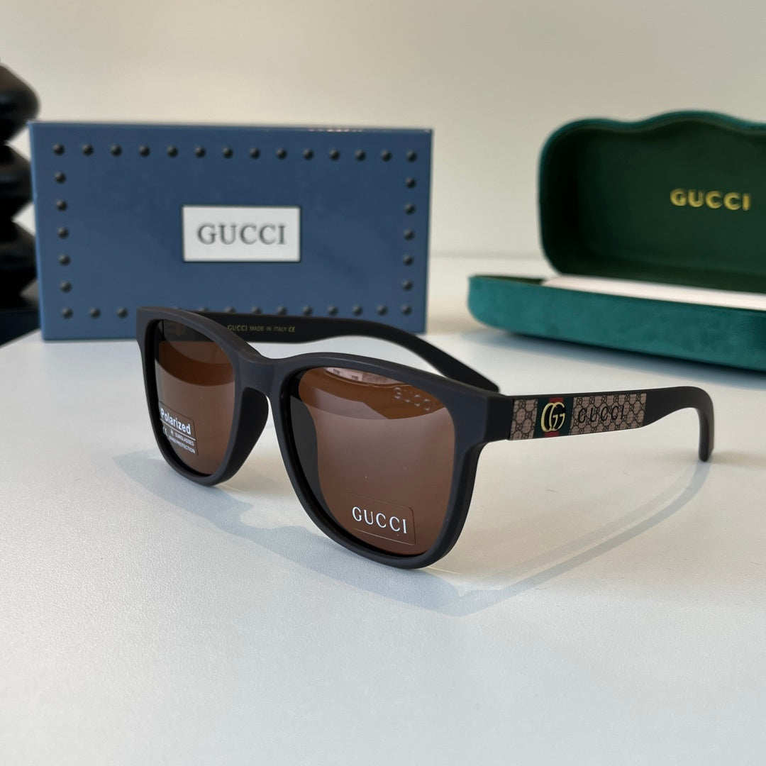 Gucci Oversized Black Lens Sunglasses for Men - detail image 3