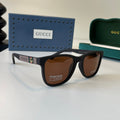 Gucci Oversized Black Lens Sunglasses for Men