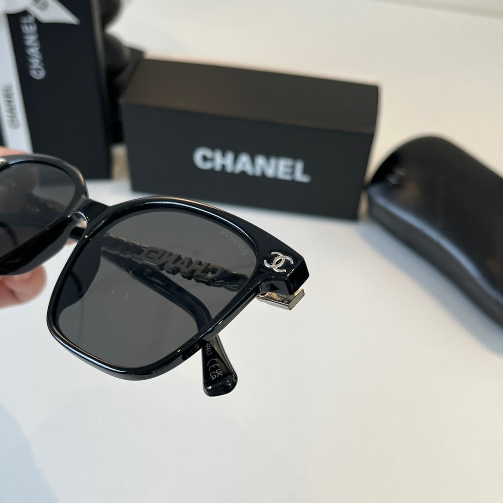 Chanel Fashion Black Lens Sunglasses for Men & Women - 486522 - detail image 8