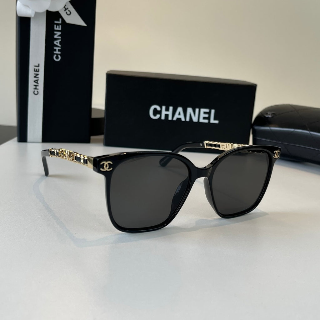 Chanel Fashion Black Lens Sunglasses for Men & Women - 486524