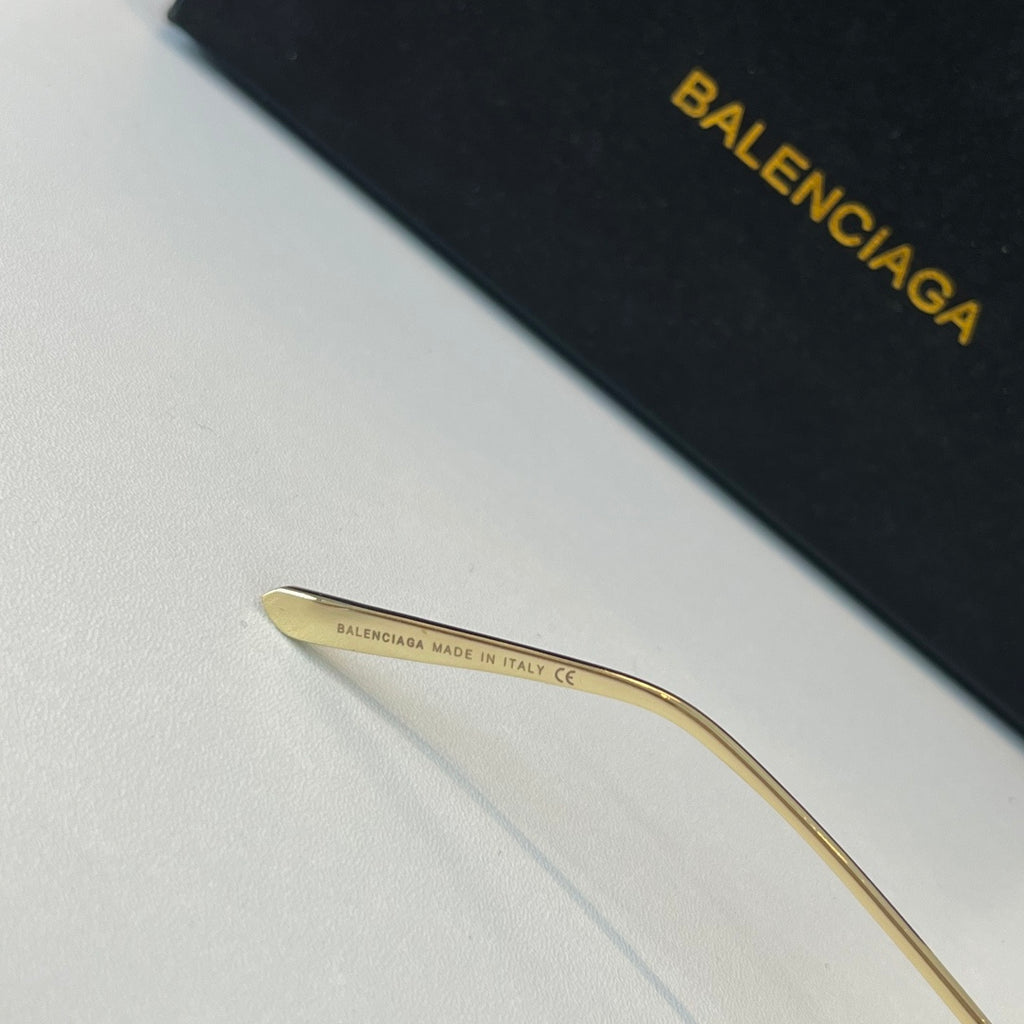 Balenciaga Rectangular Brown Lens Sunglasses for Men & Women - 487537 - detail image 7