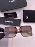 Chanel CH9519 Polarized Square Brown Lens Sunglasses for Women - 465169