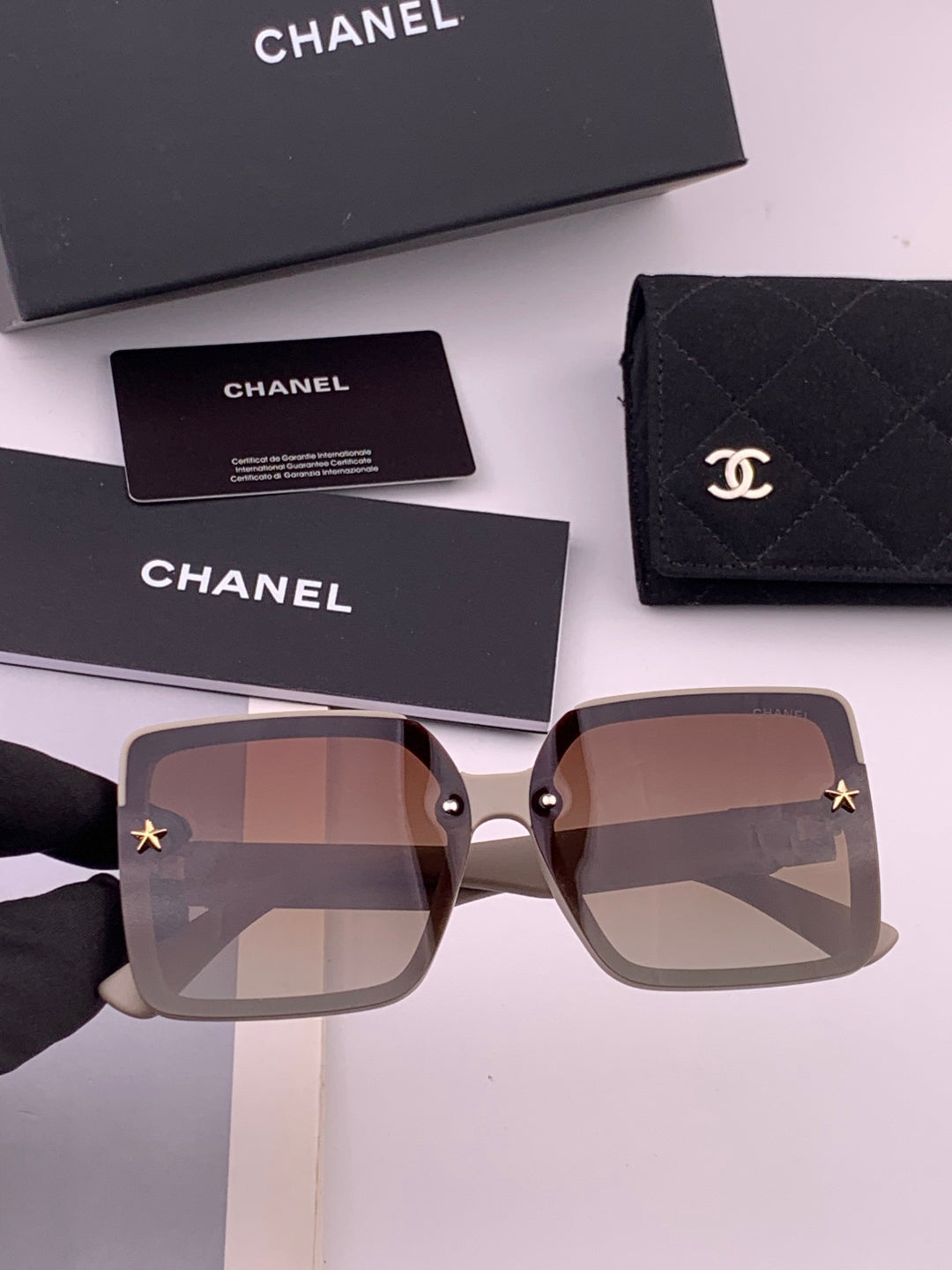 Chanel CH9519 Polarized Square Brown Lens Sunglasses for Women - 465169