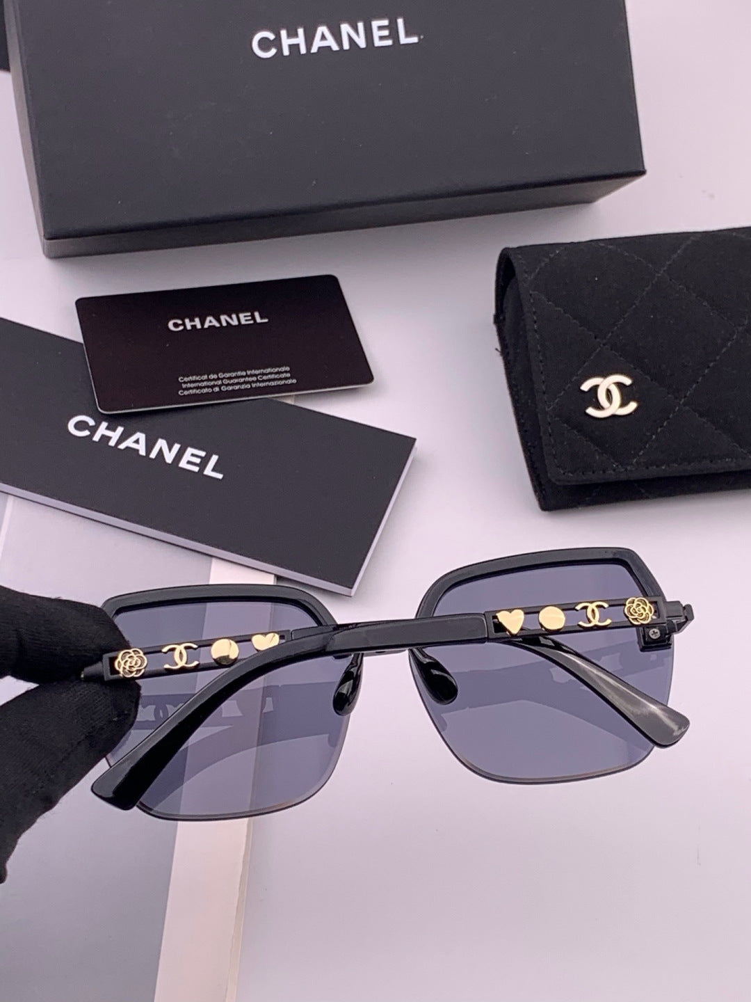 Chanel CH67000 Fashion Black Lens Sunglasses for Men & Women - 465180 - detail image 7
