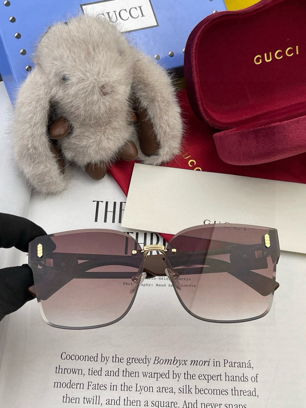 Gucci G3101 Square Black Lens Sunglasses for Men & Women - 465020